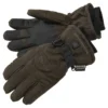 Pinewood Heating Gloves Suede Brown