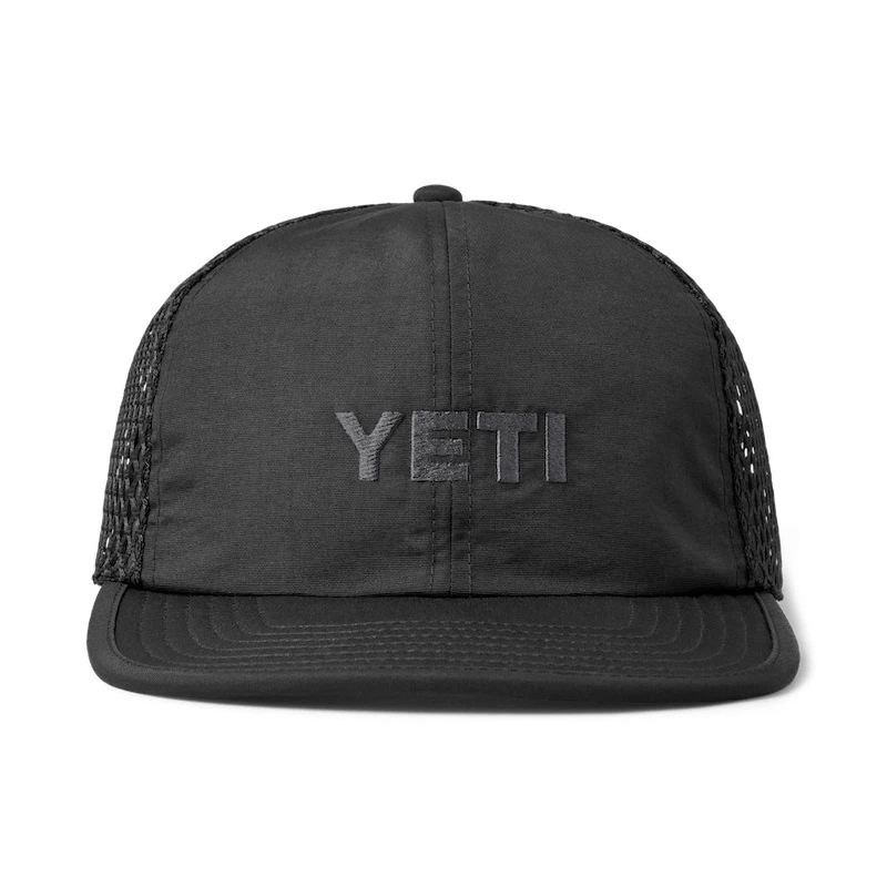 Yeti Logo Badge Panel Performance Hat Black 1 Yeti Logo Badge Panel Performance Hat Black